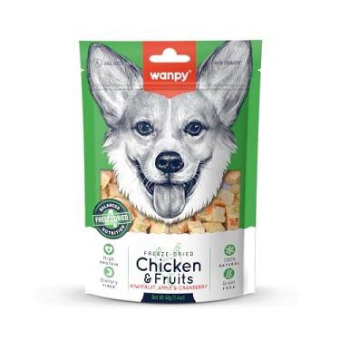 Imagem de Petisco Cães Wanpy Freeze Dried Truly Super Premium Vários Sabores Bacon Born (40g, Frango e Frutas)