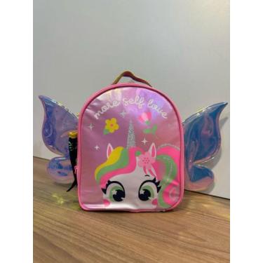 Imagem de Lancheira Térmica Com Asas Puket Unicornio Floresta encantada