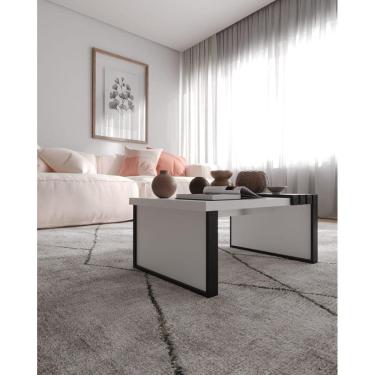 Imagem de Mesa De Centro Safira - Sala De Estar - Preto/Branco