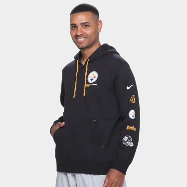 Imagem de Moletom Nike NFL Pittsburgh Steelers Legacy Fz C/ Capuz Masculino-Masculino