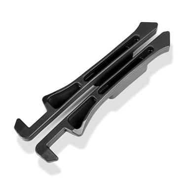 Imagem de Enchimento de lacunas de assento de carro, 2 unidades, inserções entre assentos e console com organizador de armazenamento, suporte de telefone atualizado, enchimentos de lacunas de assento lateral do