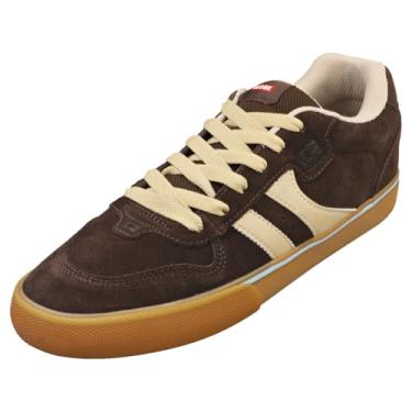 Imagem de Globe Tênis de skate masculino Encore 2 em chiclete marrom, Marrom/Goma, 40