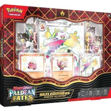 Imagem de POKEMON Tcg: Escarlate E Violeta: Paldean Fates: Coleção Ex Premium - Shiny Fuecoco