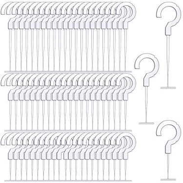Imagem de 3000 peças fixadores de pistola de etiquetagem de plástico J ganchos prendedores de etiqueta de pendurar roupas para etiqueta de etiqueta, farpas de etiquetagem padrão, 3 tamanhos, 1,5 polegadas, 2,2