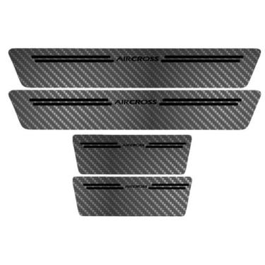 Imagem de Kit Soleira Protetora Porta Premium Black Fibra - Air Cross - Jhow Ade