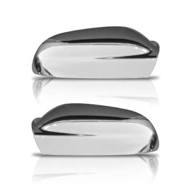 Imagem de Aplique Retrovisor Crossfox 03 a 09 Kit Cromado - Shekparts