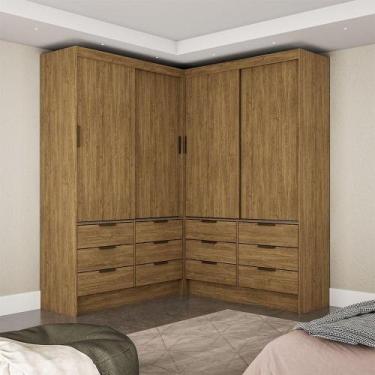 Imagem de Closet Casal Duplo Sevilha 4portas 12 Gavetas Carioca Móveis