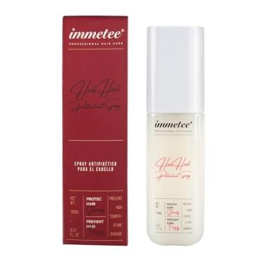 Imagem de immetee Spray Protetor Térmico Para Cabelos Immetee, Proteção Térmica Contra O Calor, Modelador Hidratação, Controle De Frizz E Danos (150 Ml/5,07 Oz)