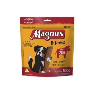Imagem de Petisco Magnus Bifinho Carne Para Cães 500g