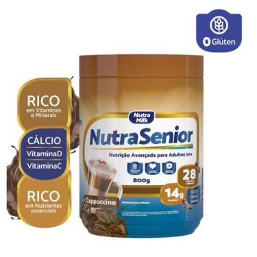 Imagem de Suplemento Alimentar Nutra Sênior Acima de 50 Anos Pote de 800g 28 Vit