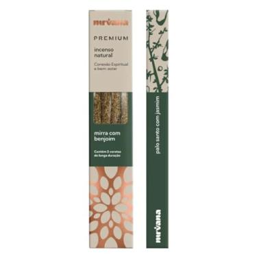 Imagem de META ATACADO, Incenso Nirvana Mirra C/Benjoim Natural Premium C/5 Var.