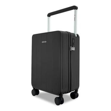Imagem de Mala de Bordo Rígida com Rodas Duplas Silenciosas, 10kg ANAC, 360°, Cadeado com Segredo (GRAFITE V1MB)