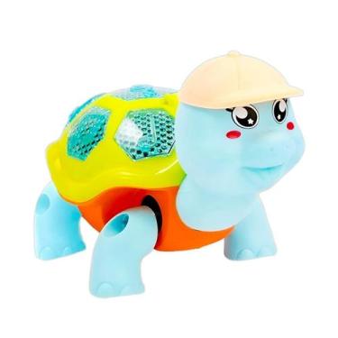 Imagem de Tartaruga Brinquedo Infantil Dançante Som Luz Crianças Bebe - Innovare
