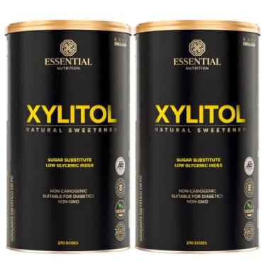 Imagem de Kit 2 Xylitol Adoçante Natural Essential Nutrition 900g