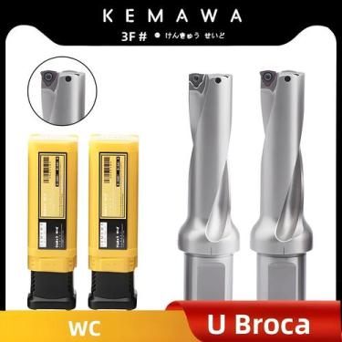 Imagem de Brocas U Indexáveis da Série KEMAWA WC De 15 Mm-50 Mm Para Metal 2D 3D