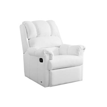 Imagem de Poltrona Do Papai Reclinável Vermont Classic Zero Wall Giro E Balanço Courano Branco - Probel