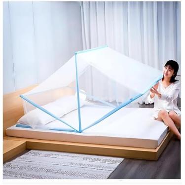 Imagem de Mosquiteiro Cama Casal Queen Tenda Portátil Dobrável Prática