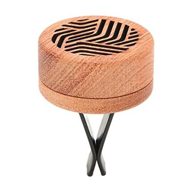 Imagem de Akozon Difusor de óleo Essencial de Carro - Mini Mini Rosewood Difusor de Madeira Com Rocha Vulcânica para Saída de Ar - Fácil de Usar o de Fragrâncias de Ato C