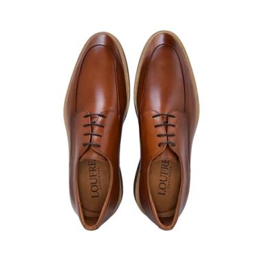 Imagem de Sapato Masculino Derby York LOUFRE em Couro Legítimo - Sola de EVA (Marrom, BR, Adulto, Numérico, 39)