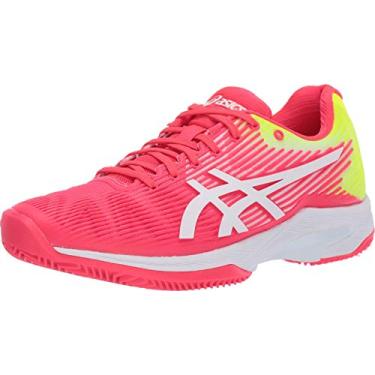 Imagem de ASICS Women's Solution Speed FF Clay Tennis Shoes, Laser Pink/White, 6.5 M US