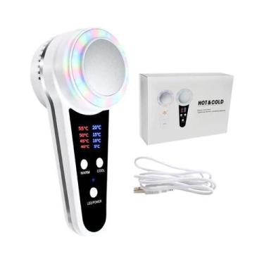 Imagem de Dispositivo De Cuidados Faciais Com Crioterapia De Fóton Azul, Martelo