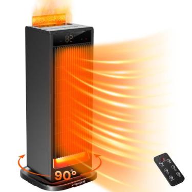 Imagem de Aquecedor e Umidificador Elétrico VIVOHOME 1500W - Timer 12H