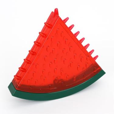 Imagem de Brinquedo Pet Melancia para Cães Mordedor Resistente com Som Massageador de Dentes Brin...