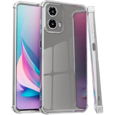 Imagem de [GL CASES] Capa G24 Capinha Moto G24 Slim Clear Anti Impacto Reforçada Silicone Transparente Case Motorola Moto G24 Flexível Anti Choque Encaixe Preciso Com Proteção Para Câmera e Tela