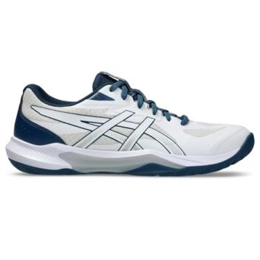 Imagem de Asics Tênis masculino Gel-Tactic 13, Branco/azul mako, 39