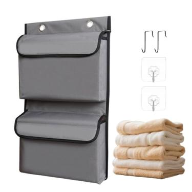 Imagem de Bolsa de Armazenamento de Parede, Organizador De Ganchos Para Sacos De Roupa, Caixa Impermeável De Grande Capacidade Para Quarto, Escola, Dormitório, Sapato, Sala De Estar, Casa, Roupas