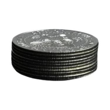 Imagem de Moedas De Palma De Meio Dólar, 10 Peças, Super Finas, Truque De Mágica