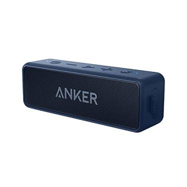 Imagem de Anker soundcore 2 Caixa de Som Bluetooth Portátil com 12W de Som Estéreo, Bluetooth 5, BassUp, à Prova d'Água IPX7, 24 Horas de Reprodução, Emparelhamento Estéreo Sem Fio, Ideal para Casa e Viagens