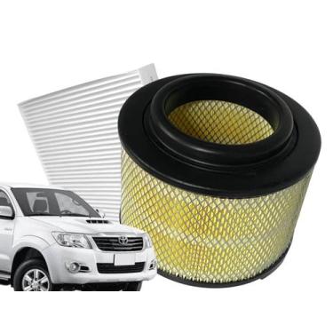 Imagem de Kit Filtro de Ar + Filtro de Ar Condicionado Hilux e SW4 2.5 2.7 3.0 2