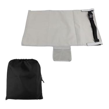 Imagem de menolana Apoio para os pés para avião para crianças Descanso para os pés para viagem Descanso para as pernas compacto Descanso para as pernas essencial para, CINZENTO