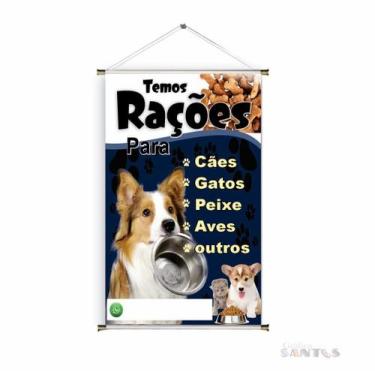 Imagem de Banner pronto Ração BA 276 medida 45x70 cm arte pronta