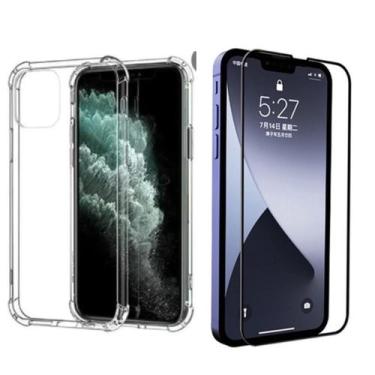 Imagem de Capa Capinha Para iPhone 13 Transparente Acrílico + Película - inova