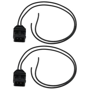 Imagem de YINETTECH 2 peças de conector macho pré-fio de 2 pinos 1928402448 para automóveis, veículos elétricos, motocicletas, condutores de 30 cm