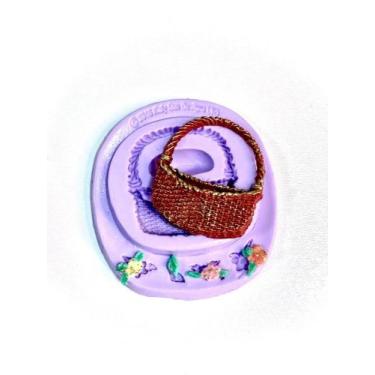 Imagem de F1109 molde de silicone cestinha confeitaria biscuit - confeitaria dos