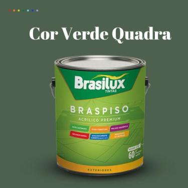 Imagem de Tinta Piso Externa Acrílica Cores 3,2 litros Lavável Antimofo Brasilux