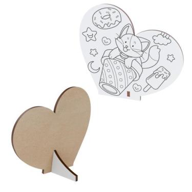 Imagem de Kit 20 Lembrancinhas MDF Dia das Crianças para Colorir - Abstratta, Mo