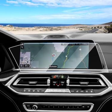 Imagem de Canvcle Protetor de tela para BMW X5 G05/2020-2023 X6 G06/2019-2022 X7 G07 2019-2023, tela de navegação de 12,3 polegadas, película protetora de tela de navegação de vidro temperado