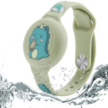 Imagem de Pulseira de relógio infantil compatível com Airtag, pulseira de rastreador GPS ajustável, à prova d'água, antiperda, pulseira de relógio para crianças, idosos, adultos