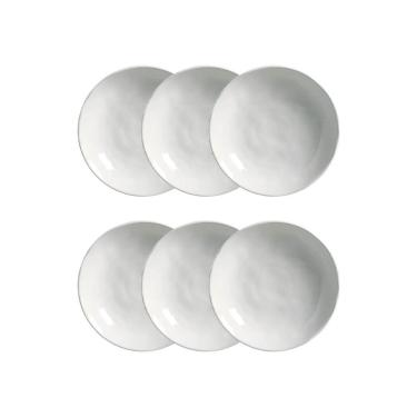 Imagem de Conjunto de Pratos Fundos Porto Brasil Bio New White 830ml – 6 Peças 