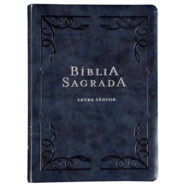 Imagem de Biblia Nvi, Letra Senior, Couro-Soft Azul, Leitura Perfeita