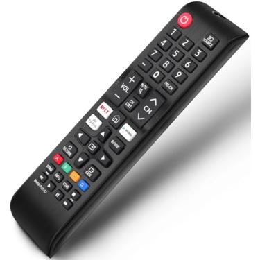 Imagem de Gvirtue Controle remoto BN59-01315J Substituição para Samsung-Smart-TV-Remote Samsung LED LCD QLED 4K 8K UHD 3D HDTV HDR Smart TV com Netflix, Prime Video, Samsung TV Plus Button