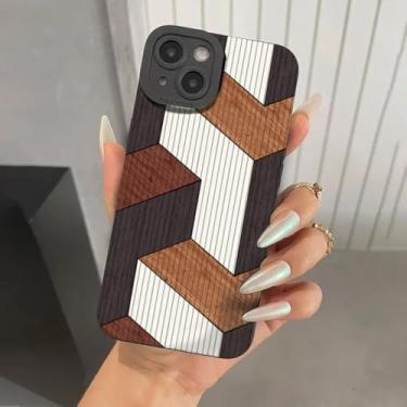 Imagem de MVVKKY Capa de silicone com padrão granulado vintage para Redmi 12 4G (para Redmi 12 4G/1)
