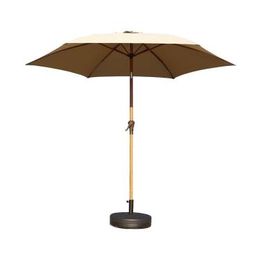 Imagem de Ombrelone Central Base Hdpe Miramar Rivatti 270cm Fendi