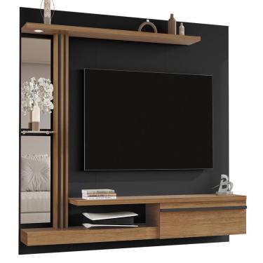 Imagem de Painel Suspenso Tv 55 Pol 160 Cm Denver Preto Cinamomo Bechara
