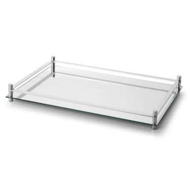 Imagem de Aparador de Bancada Espelhado 54cm Suporte Bebidas Forma