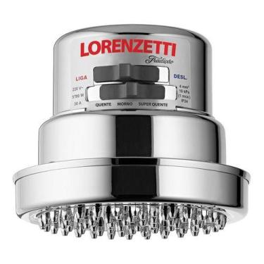 Imagem de Chuveiro Elétrico De Parede Lorenzetti Tradição Cromado 6800w 220v, 22